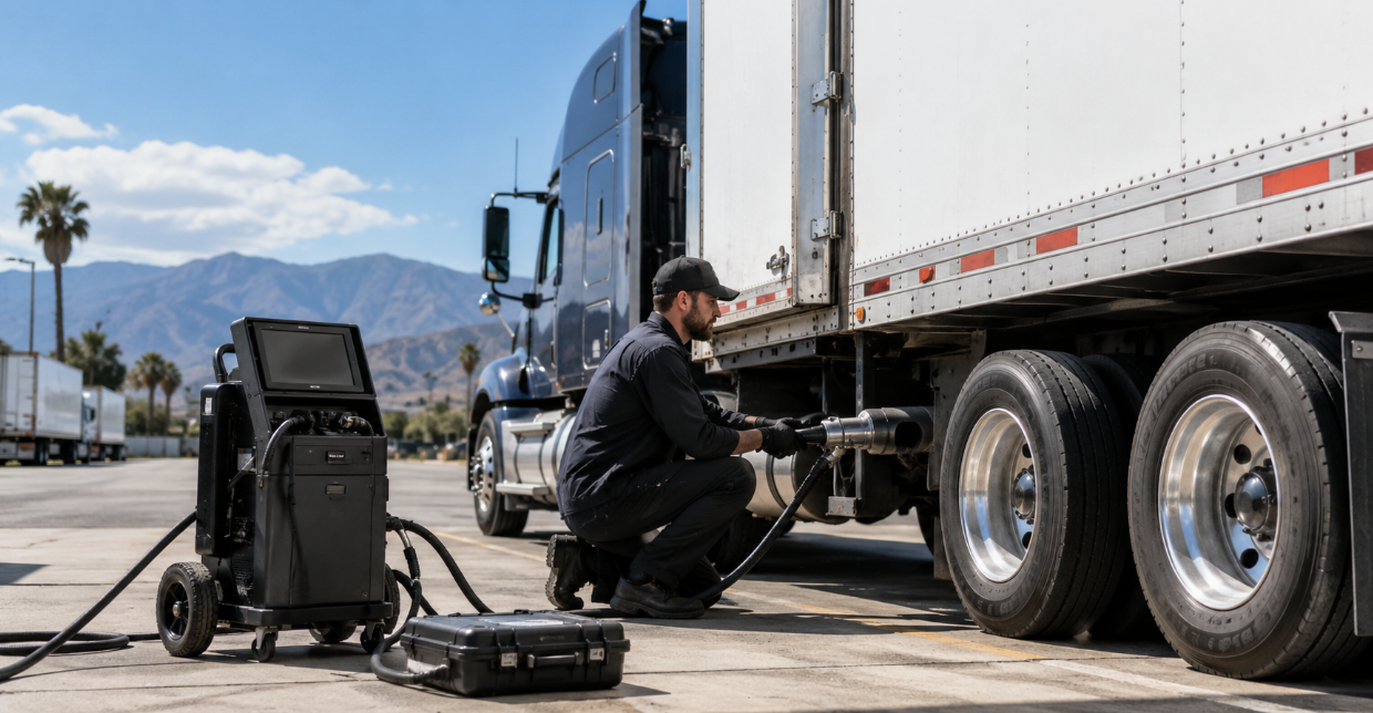 Clean Truck Check Santa Barbara County diesel emissions inspection for commercial truck compliance